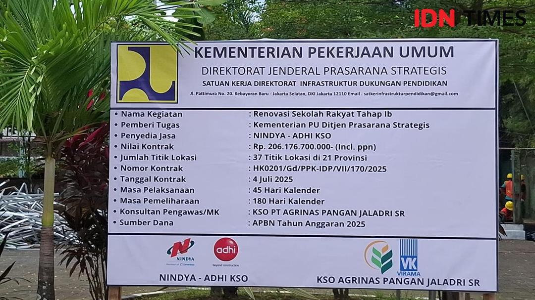 Sekolah Rakyat di BPSDM Sulsel, Kamis (10/7/2025). IDN Times/Darsil Yahya