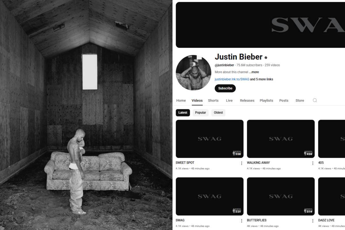 Justin Bieber comeback lewat album studio SWAG