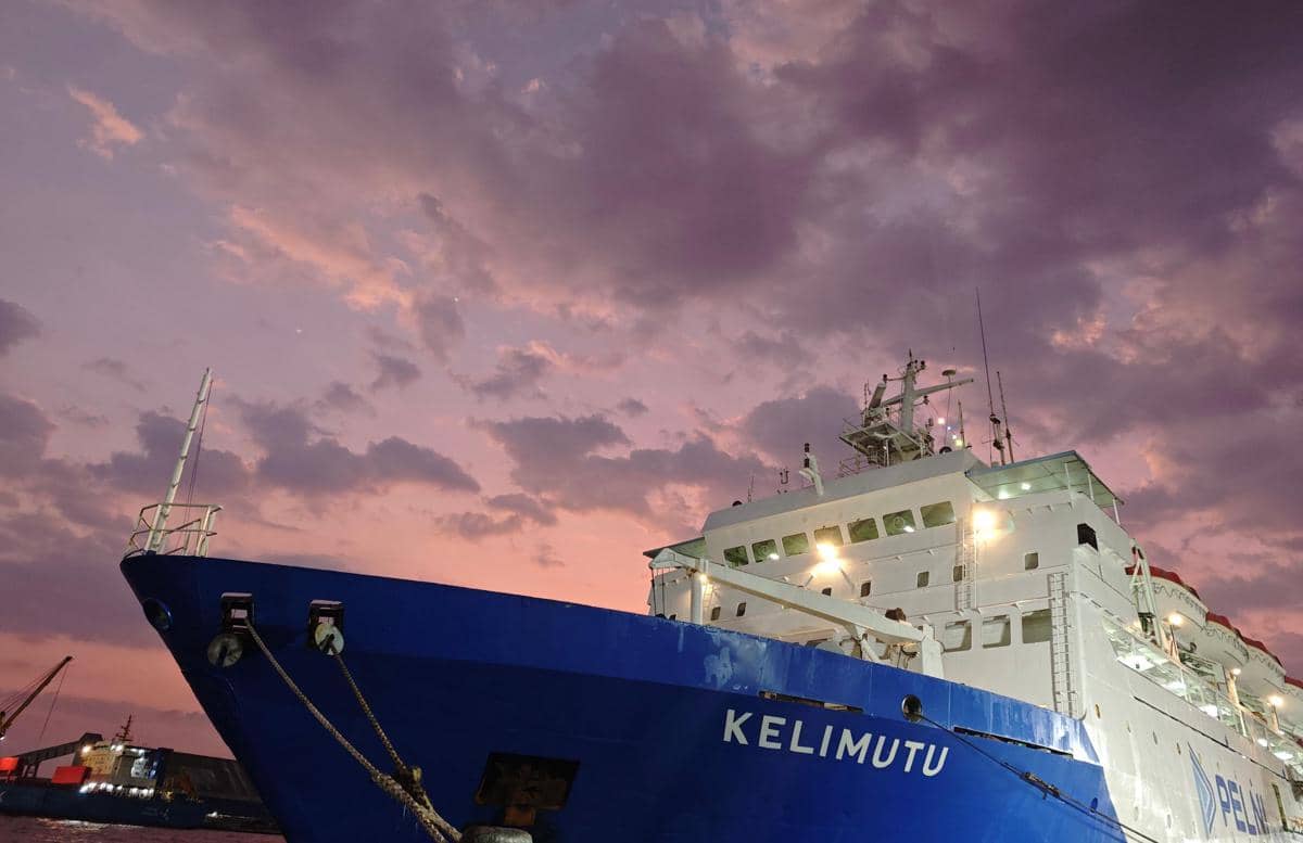 KM Kelimutu sandar di Pelabuhan Tanjung Emas Semarang