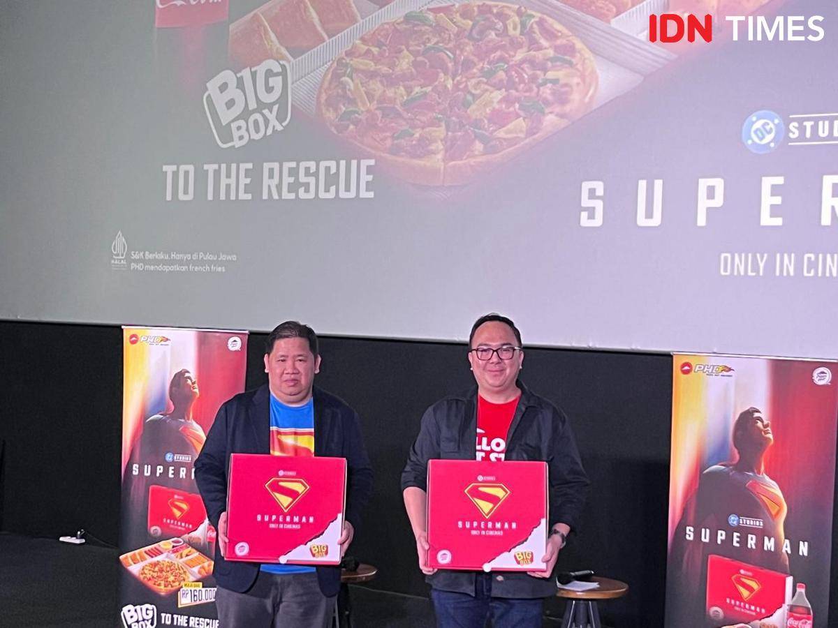 Potret Kolaborasi Pizza Hut dan DC Studios' Superman Hadirkan Eksklusif Big Box