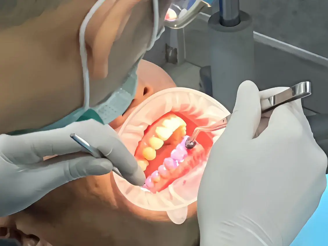 Proses pemeriksaan gigi di JnJ Specialist Dental Centre Batam (IDN Times/Putra Gema Pamungkas)