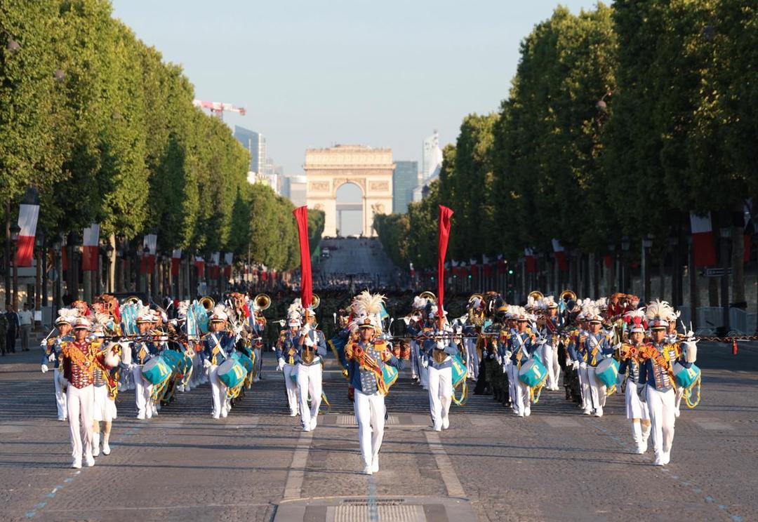10 Foto Prajurit TNI Gladi Bersih Jelang Parade Bastille Day di Paris