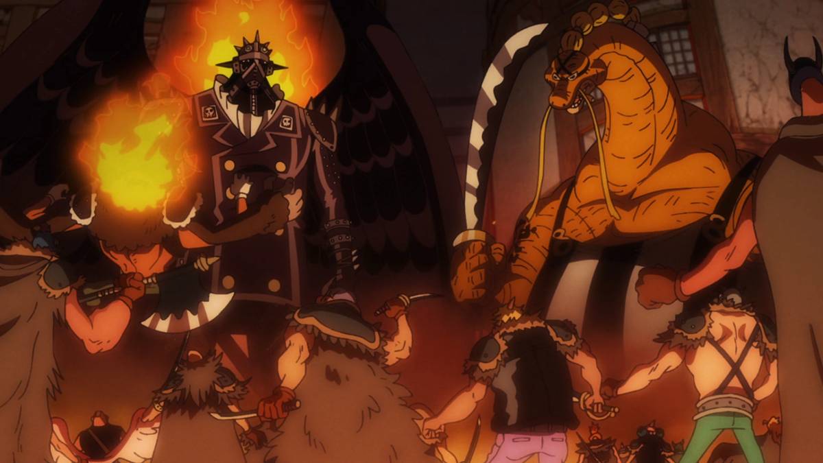 Queen, Jack, dan King (dok. Toei Animation/One Piece)