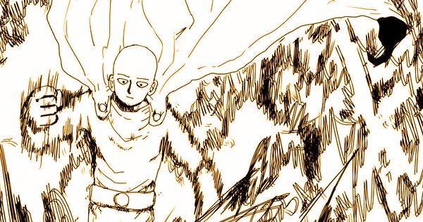 Saitama menghabisi seluruh pasukan robot - One Punch Man