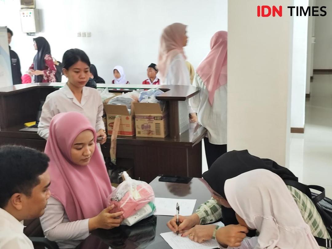 Hari pertama masuk Sekolah Rakyat di Makassar, Senin (14/7/2025). IDN Times/Darsil Yahya