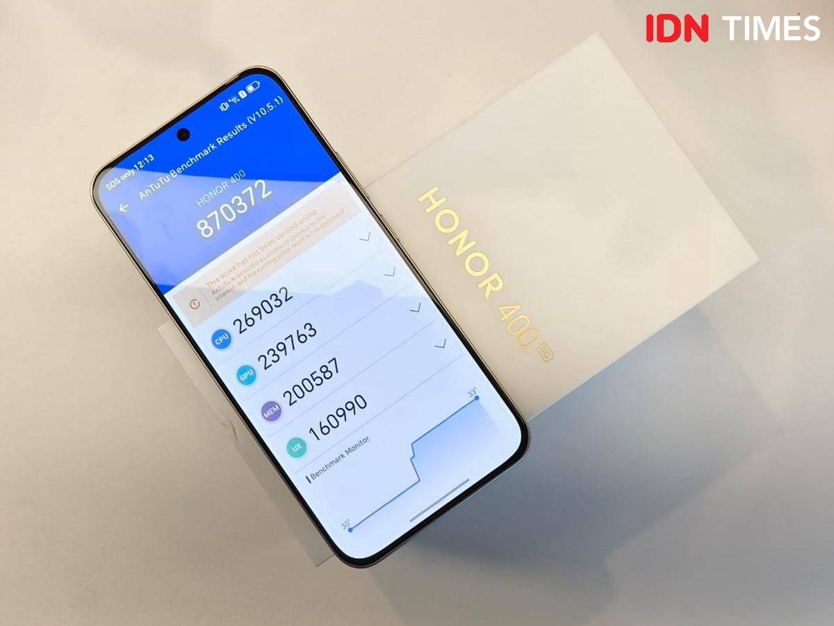 HONOR 400 5G (IDN Times/Fatkhur Rozi)