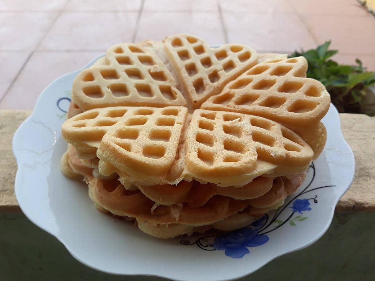 ilustrasi waffle 