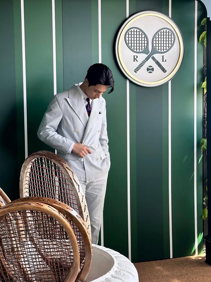potret Jay ENHYPEN di event Ralph Lauren