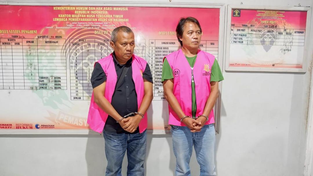 Sehat Walafiat, Dua Tersangka Korupsi Gedung DPRD Alor NTT Kini Ditahan