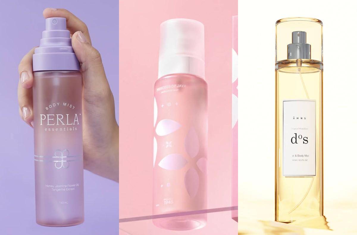 Hair and body mist Perla, Project 1945, dan HMNS (instagram.com/perlaessentialsofficial) | (instagram.com/project1945.id) | (madeforhmns.com)