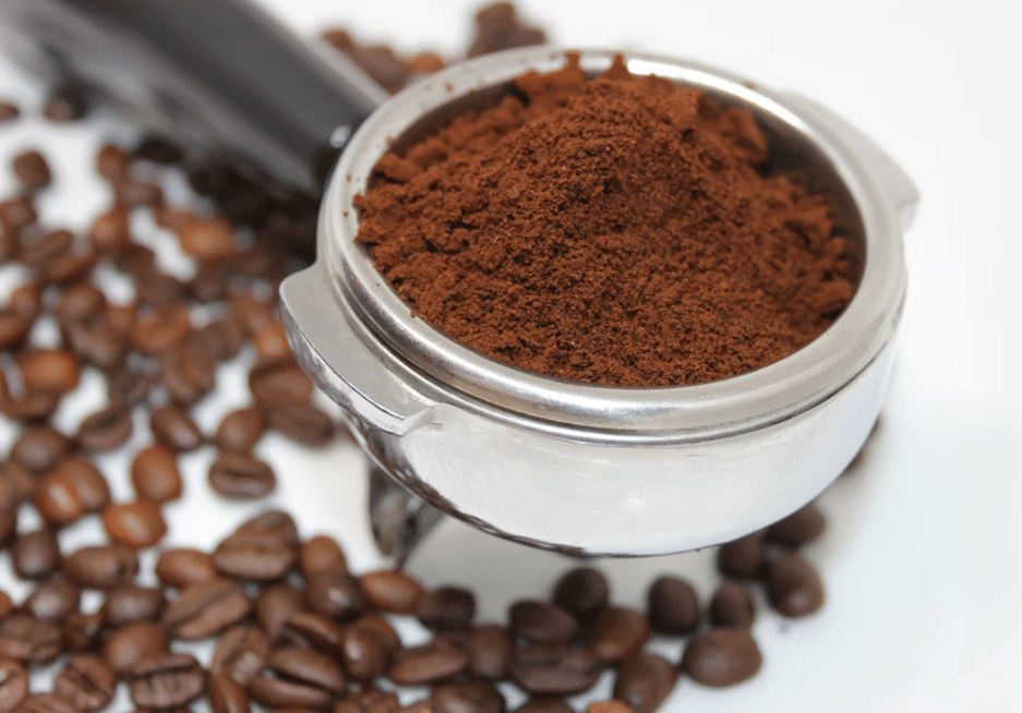 ilustrasi bubuk kopi