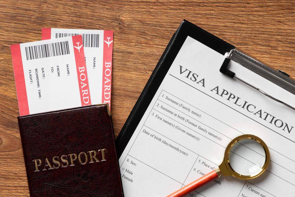 ilustrasi formulir pengajuan visa