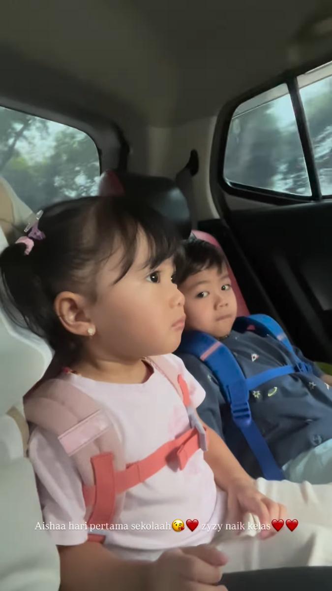 anak artis hari pertama sekolah 2025 (instagram.com/kesharatuliu05)