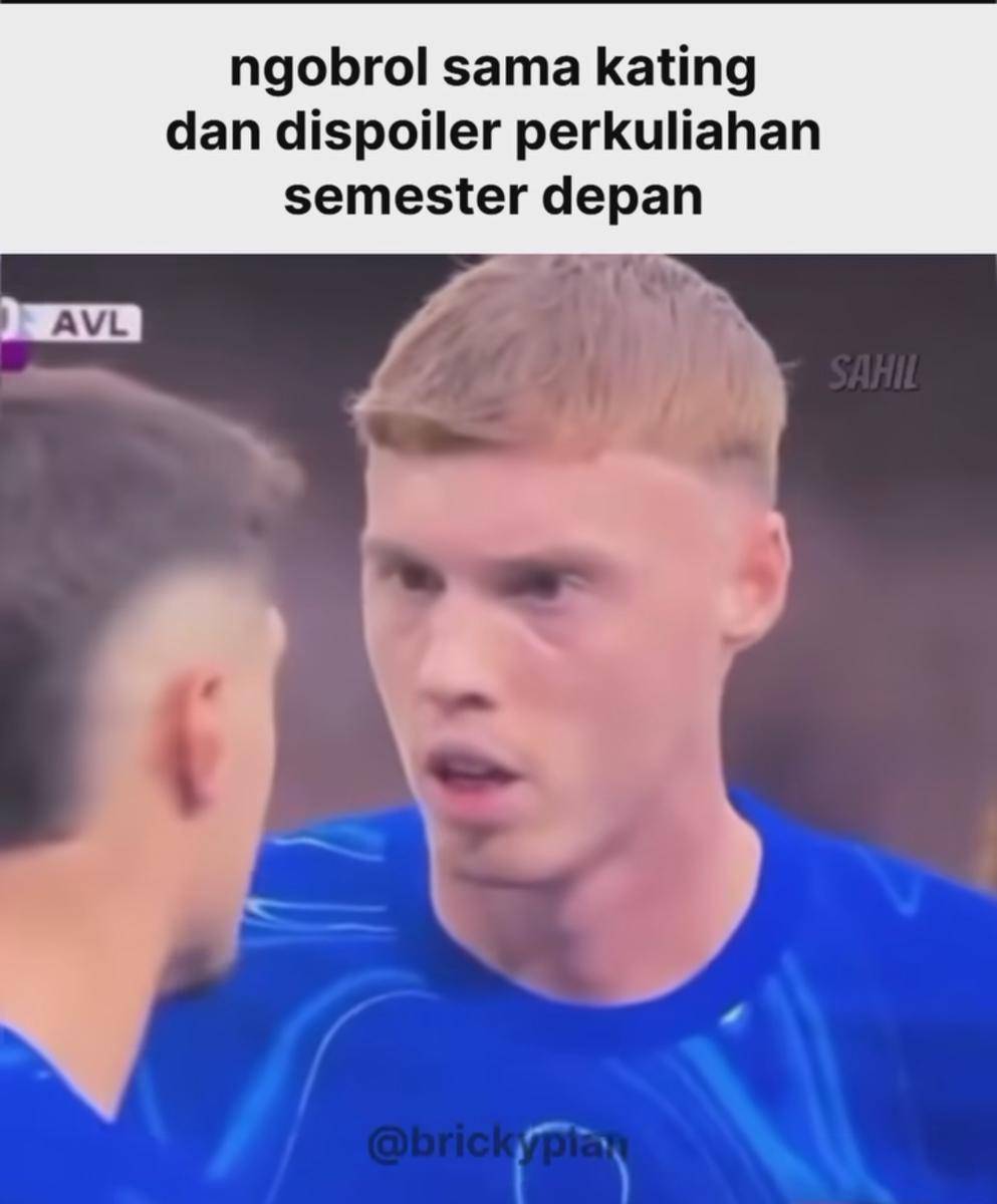 Meme kehidupan mahasiswa (instagram.com/brickyplan)