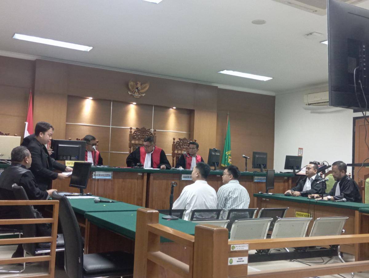 Terdakwa Arief dan Diki (Dok. Istimewa/PN Serang)