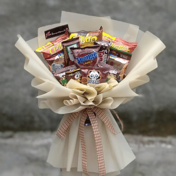 Ilustrasi Buket Snack (instagram.com/flo.buketsnack)