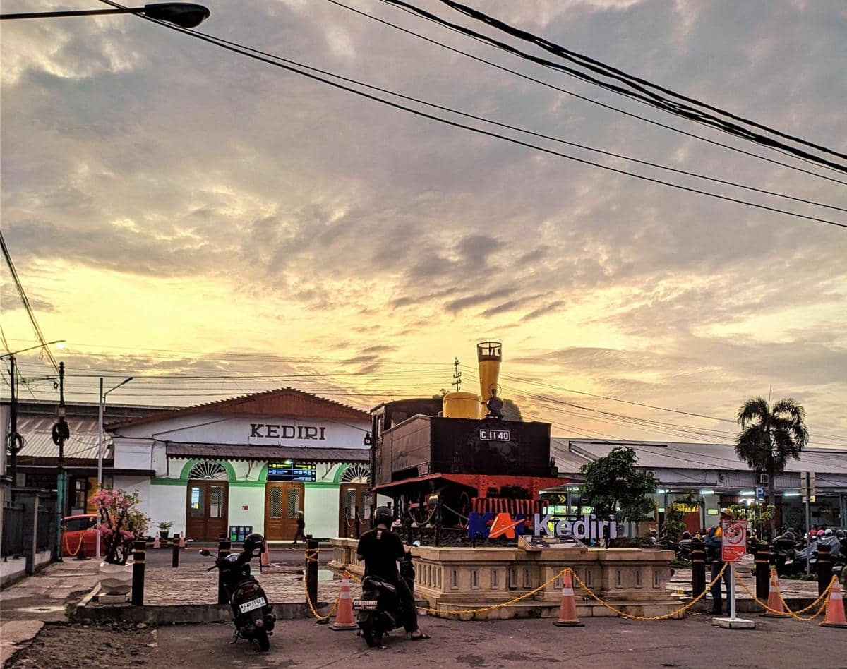 Potret Stasiun Kediri
