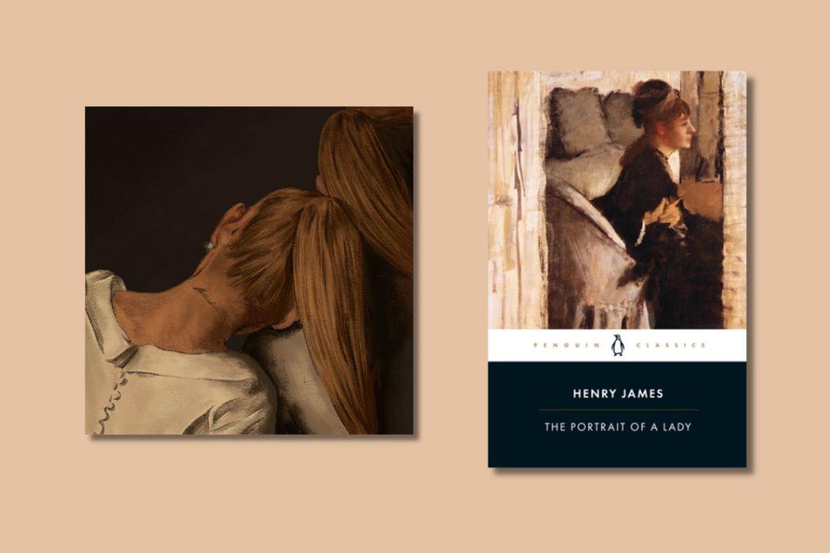album Eternal Sunshine Ariana Grande dan buku The Portrait of a Lady karya Henry James (dok. Penguin)