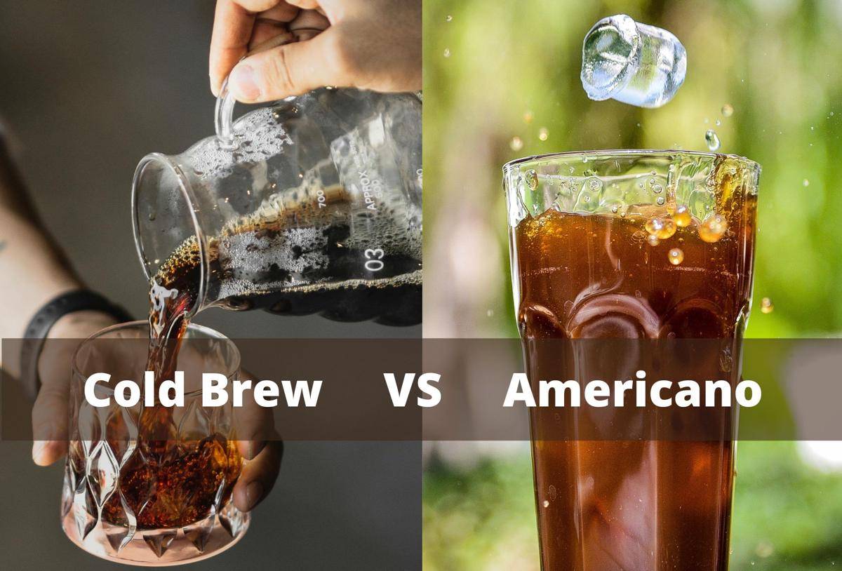 Potret cold brew dan americano