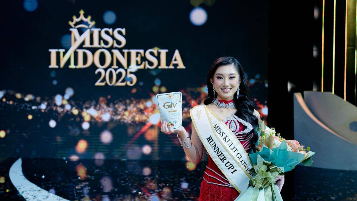 Zefanya Sharon peraih Miss Kulit Glowing dari GIV di Miss Indonesia 2025 (Dok. GIV)