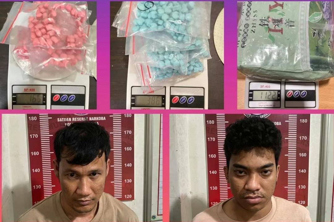 2 Kurir Asal Riau Bawa 1 Kg Sabu dan Ribuan Ekstasi ke Muratara