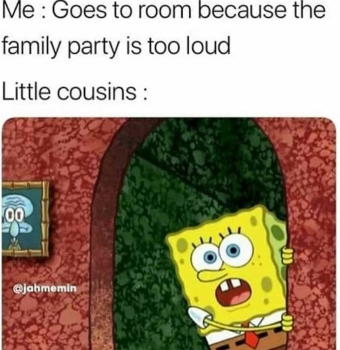 meme SpongeBob tentang sepupu (reddit.com/user/0ctopow)