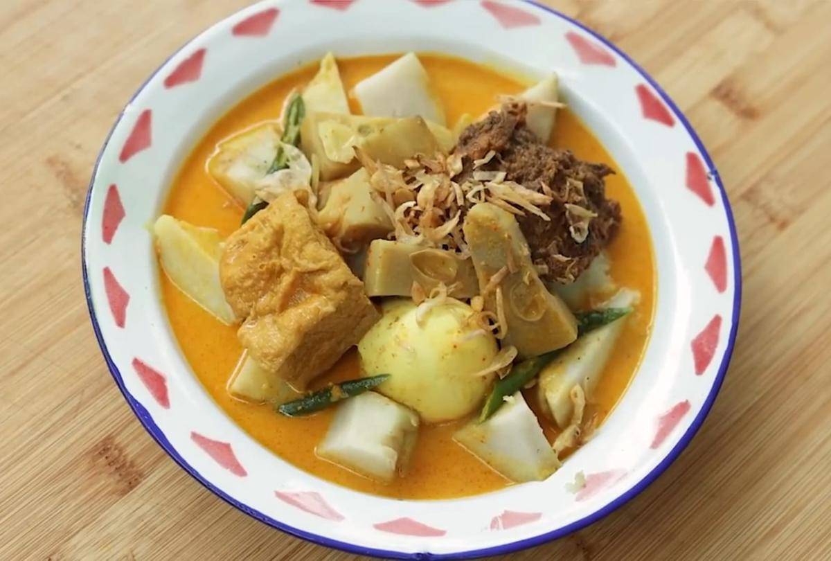 ilustrasi gulai nangka muda tahu telur (YouTube.com/Devina Hermawan)