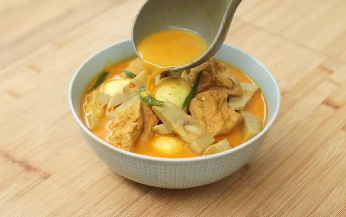 ilustrasi gulai nangka tahu telur (YouTube.com/Devina Hermawan)