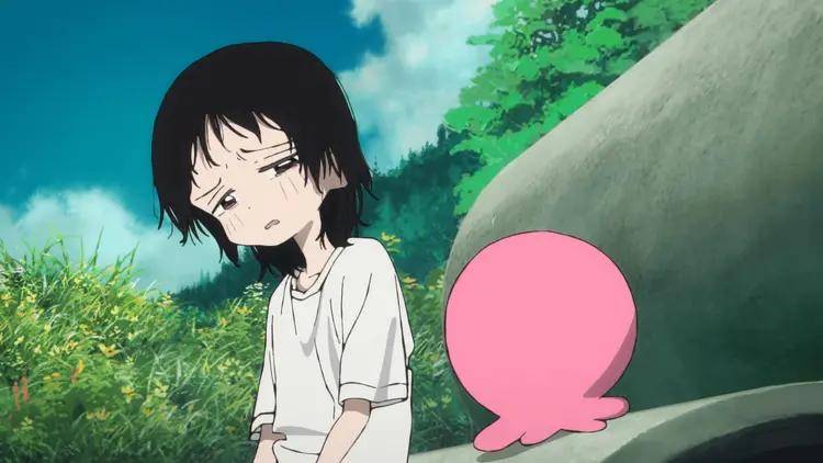 Shizuka Kuze dan Takopi di anime Takopi's Original Sin (dok. Enishiya/Takopi's Original Sin)