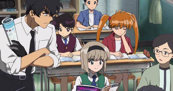 Nube menegur Miki yang asyik membaca majalah saat jam pelajaran - Jigoku Sensei Nube 2025