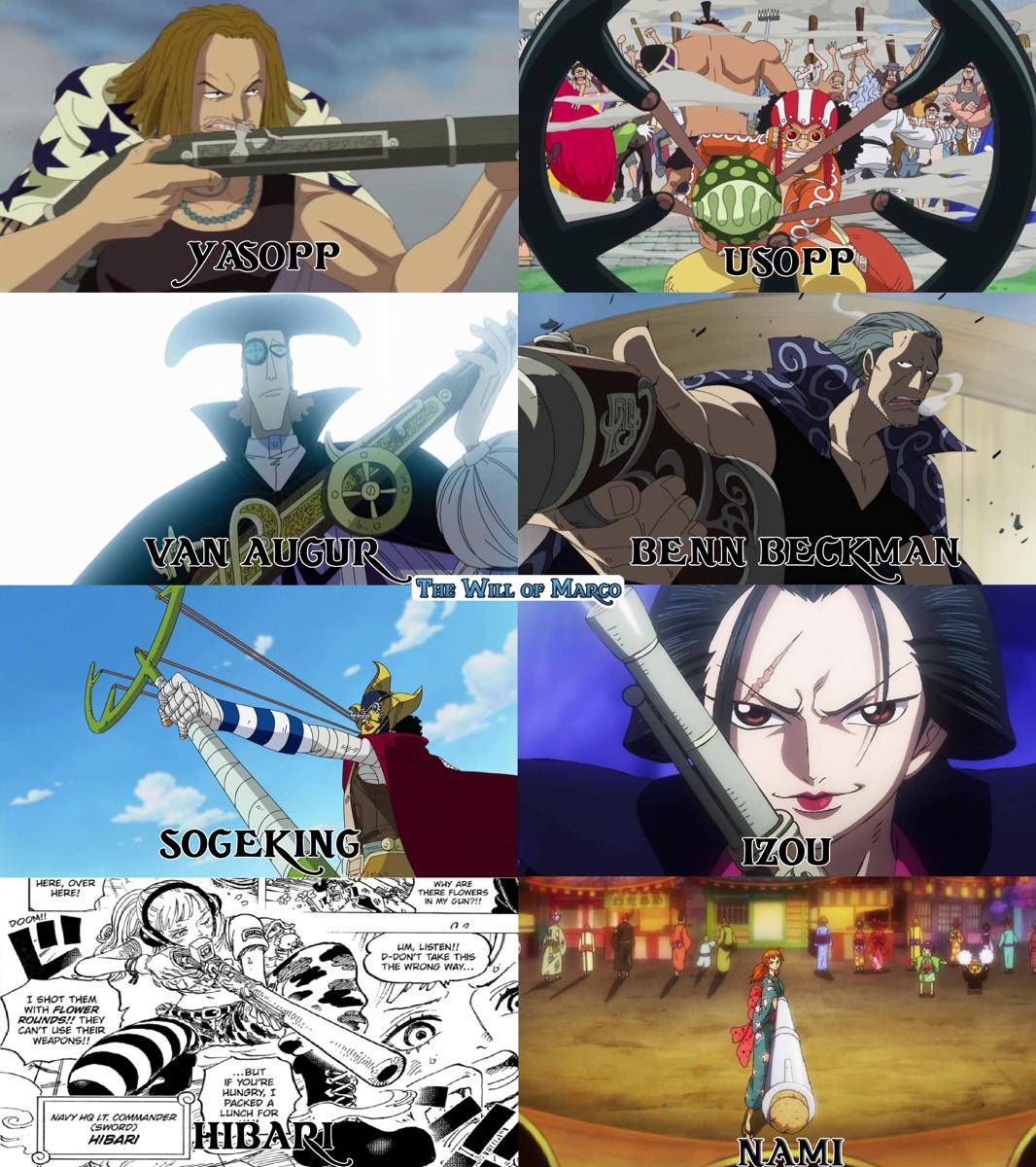 meme penembak jitu dalam One Piece (reddit.com/user/TheWillOfMarco)