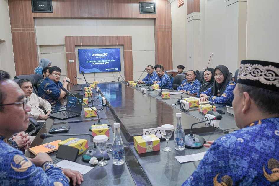 Pemkot Metro Bekerjasama dengan PT. ASIK Indonesia Kembangkan Smart City dan Digital Twin City (Dok/Humas Pemkot Metro)