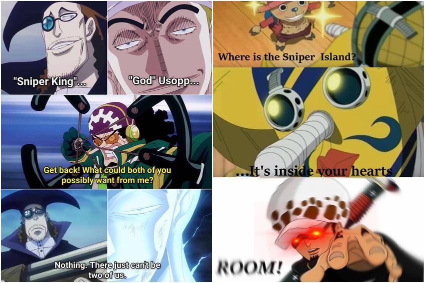 kolase meme penembak jitu dalam One Piece (reddit.com/user/Criticism-Fast | reddit.com/user/AnotherRedditNPC)