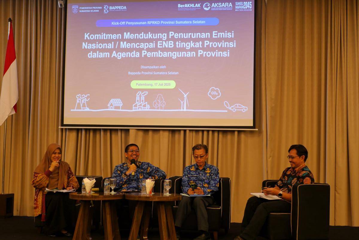 Pemprov Sumsel Gandeng Bappenas Rancang Ekonomi Hijau Berkelanjutan
