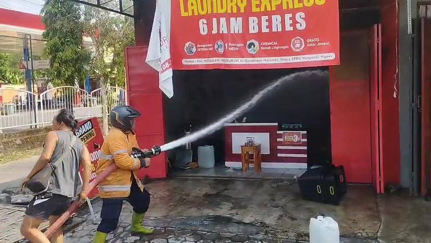 Laundry di Ngawi Terbakar, Pemilik Luka-luka