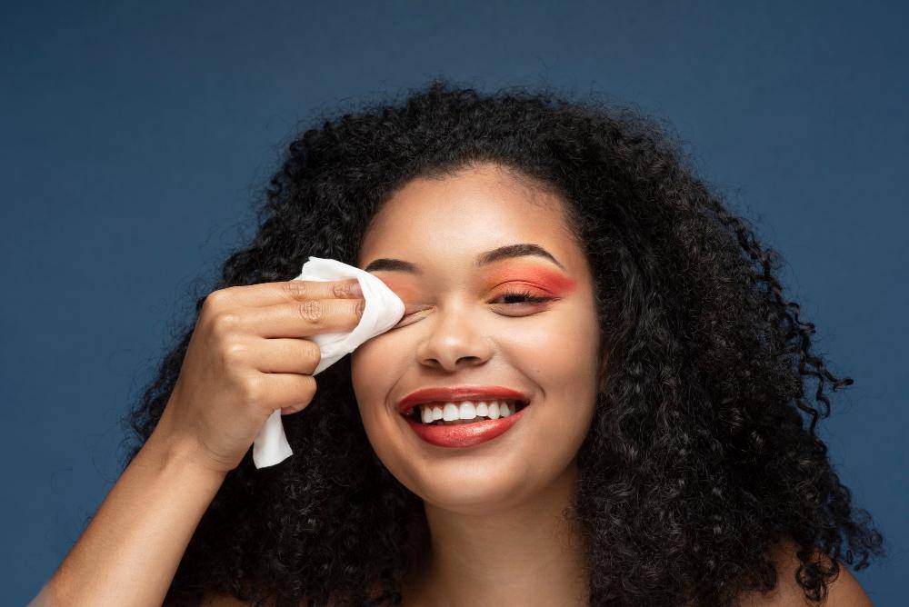 ilustrasi membersihkan makeup (freepik.com/freepik)