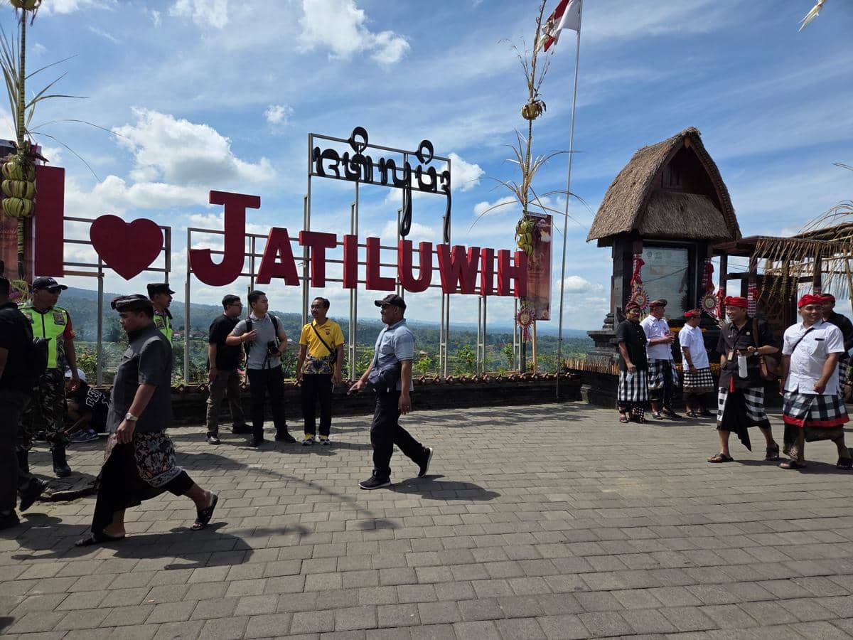 Kunjungan Menurun, Desa Tujuan Wisata Jatiluwih Gelar Event Fun Run
