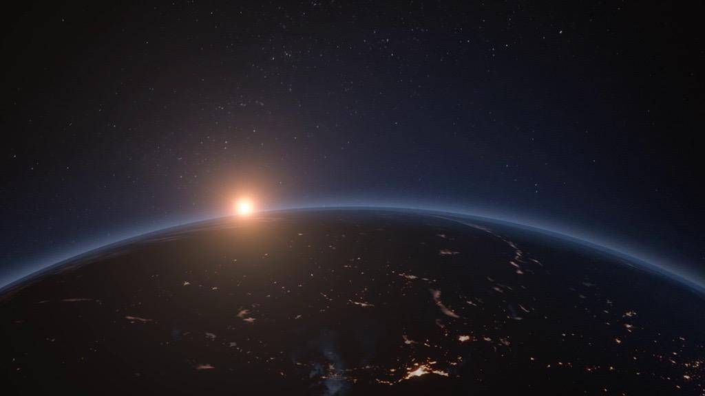 gambar Bumi dan Matahari (nasa.gov)