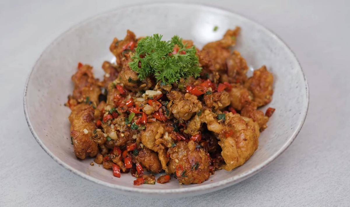 ilustrasi chicken popcorn cabai garam (YouTube.com/Ade Koerniawan)