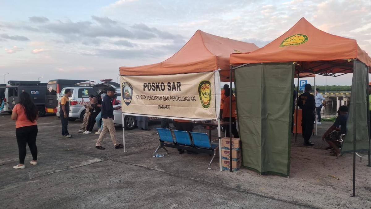 Posko SAR di Pelabuhan Manado, Minggu (20/7/2025)/Istimewa
