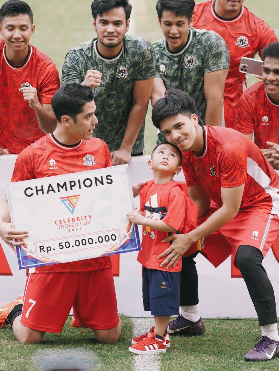 Colossus FC menang Celebrity Trofeo Cup 2025 (instagram.com/attahalilintar)