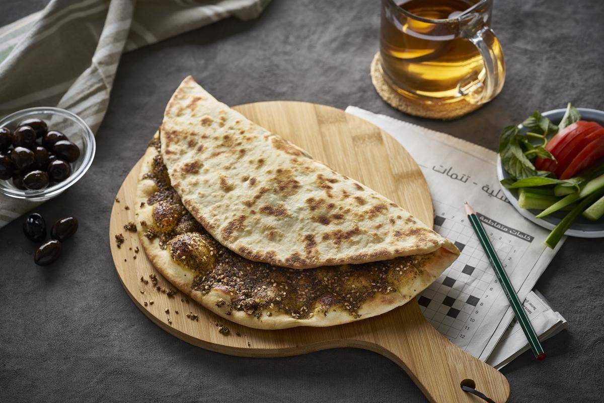 Ilustrasi manakeesh bread (commons.wikimedia.org/Elie.ghob)