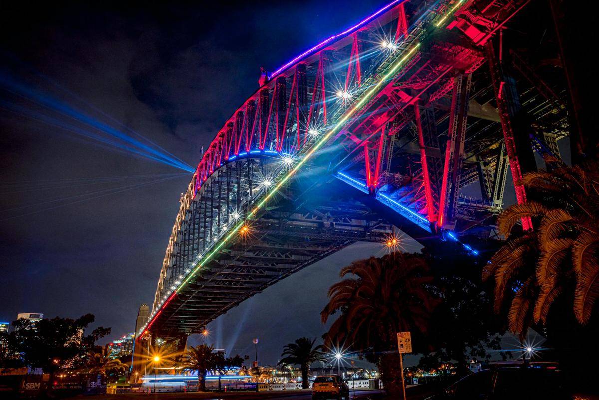 potret Sydney Harbour Bridge 