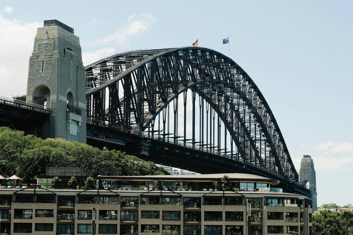 potret Sydney Harbour Bridge 