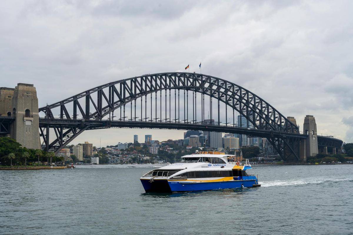 potret Sydney Harbour Bridge 