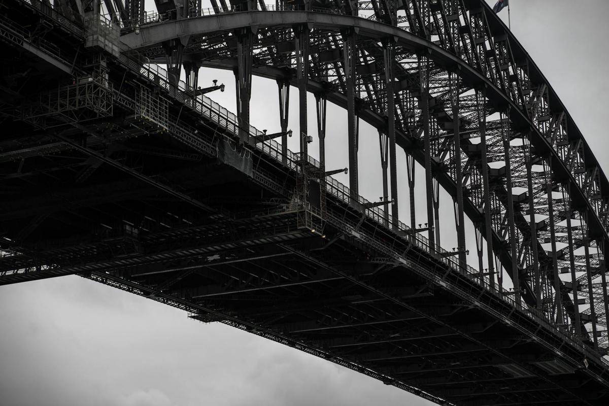 potret Sydney Harbour Bridge 