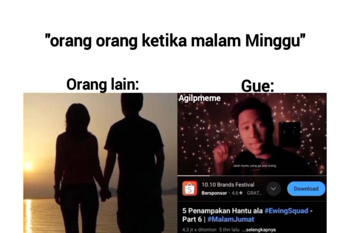 7 Meme Malam Minggu, yang Jomblo Harap Skip Dulu!