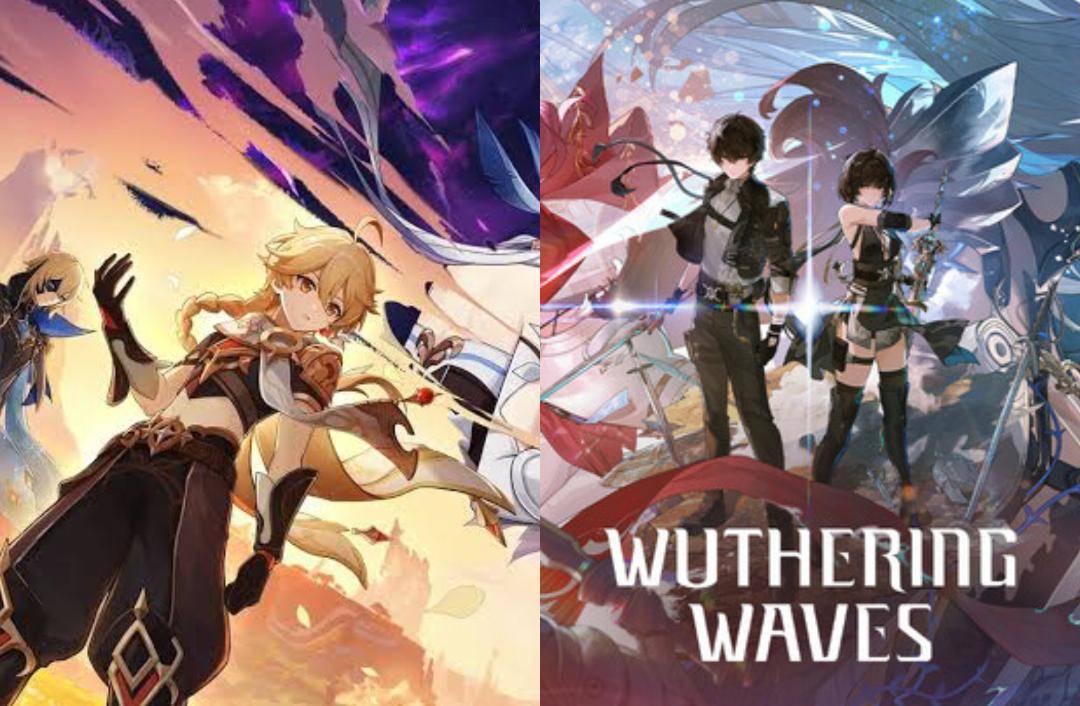 poster Genshin Impact dan Wuthering Waves (dok. HoYoverse/Genshin Impact | dok. Kuro Game/Wuthering Waves)
