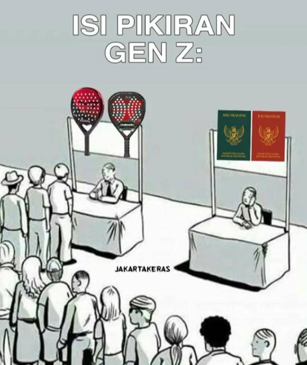 meme isi pikiran gen z