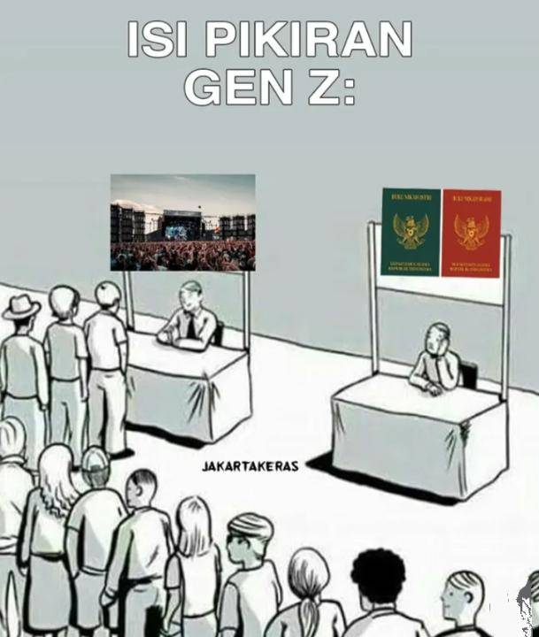 meme isi pikiran gen z